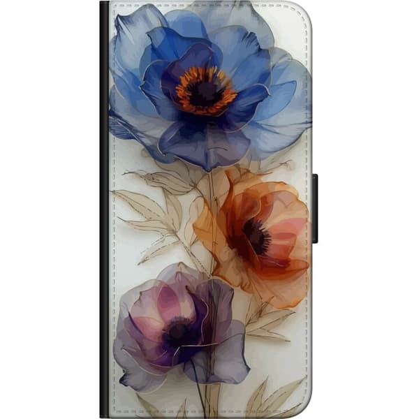 Plånboksfodral till OnePlus Nord N100 med Silkesblommor