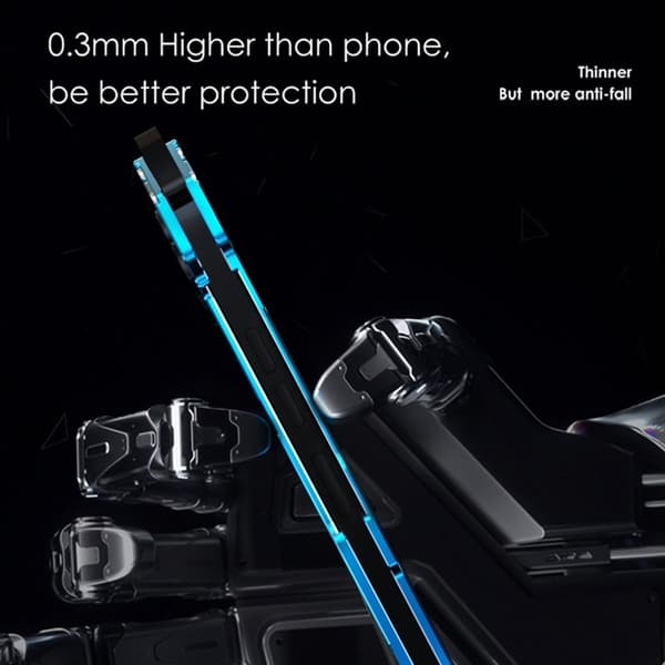 R-JUST Mobilskal till iPhone 14 Pro Max Metall Shockproof Svart