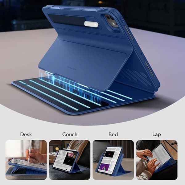 ESR iPad Pro 11" Fodral Flip Hybrid Blå