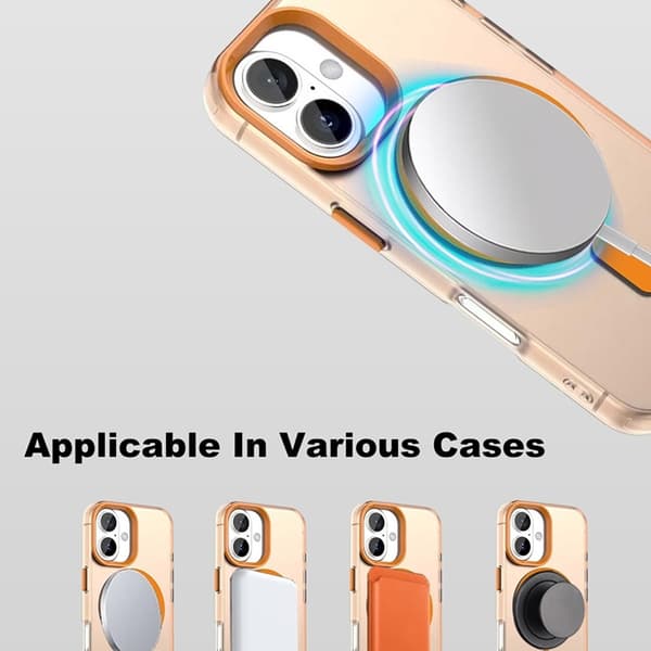 IMAK Mobilskal till iPhone 17 MagSafe Anti Drop - Orange Orange