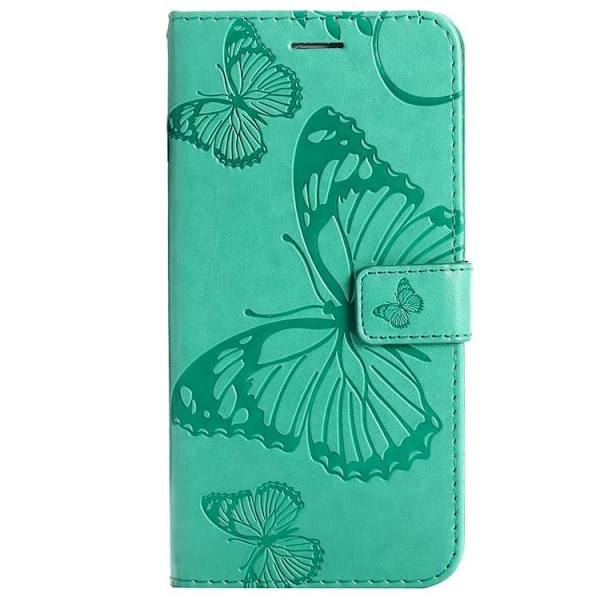 Butterfly Imprinted Fodral Galaxy S22 Plus - Grön Grön