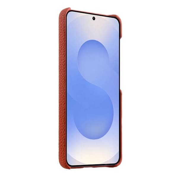 MELKCO Mobilskal för Samsung Galaxy S26 Plus Magnetiskt Äkta läder - Orange