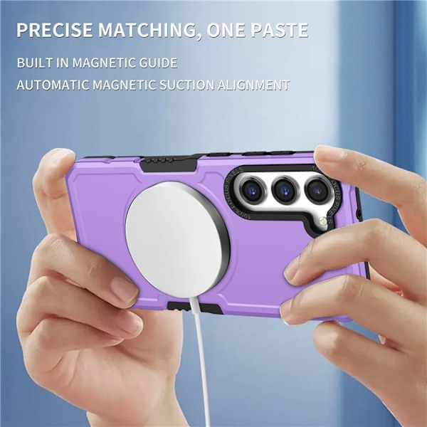 Galaxy S23 Skal Magsafe Anti Drop - Lila