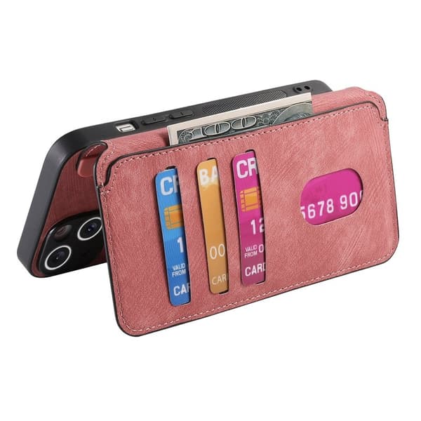 CASENEO Samsung Galaxy S25 Edge Plånboksfodral Konstläder - Rosa