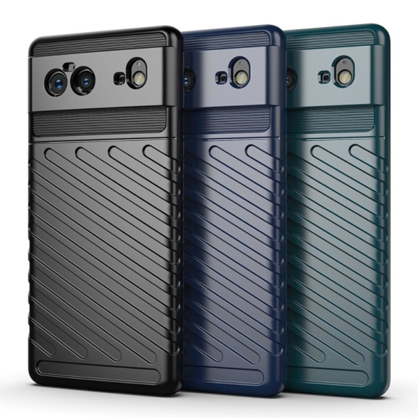 Thunder Twill Texture Cover Google Pixel 6 - musta Black