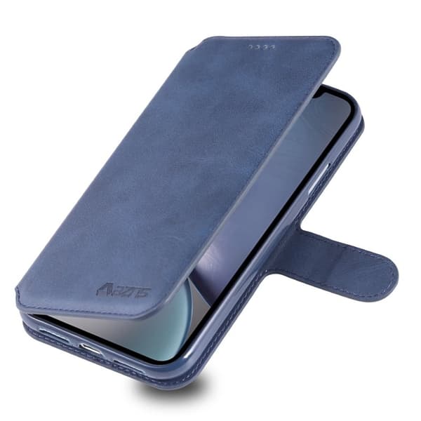 AZNS iPhone XR 6.1 tum Plånboksfodral i Konstläder - Blå