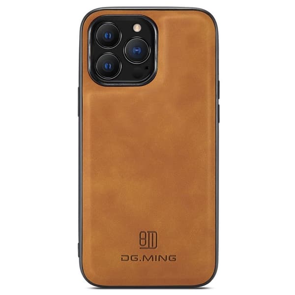 DG.MING M1 Series Mobilskal till iPhone 14 Pro Max 2-i-1 Magnetisk Brun