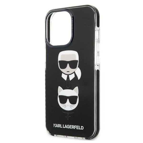 KARL LAGERFELD iPhone 13 Pro Max Skal Karl & Choupette Head - Svart Svart