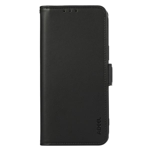 ABEEL iPhone 14 Plus Plånboksfodral Flip Konstläder med RFID-Skydd - Svart