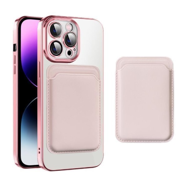 BOOM iPhone 13 Pro Max Mobilcover Magsafe Kortholder - Pink