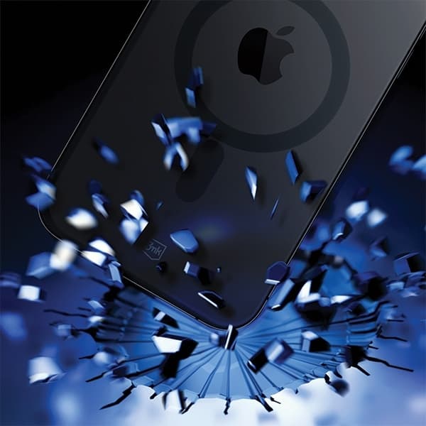 3MK Telefontaske til iPhone 15 Pro MagSafe Smoke - Sort