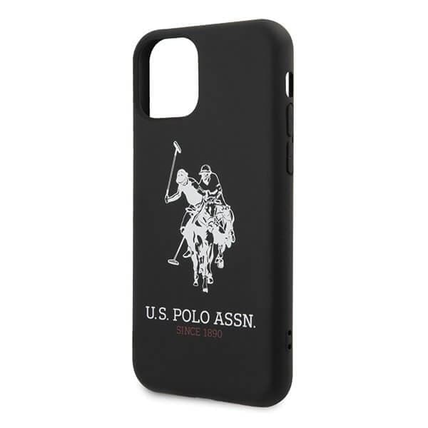 U.S. Polo Assn. Silicone Collection iPhone 11 Pro Max Cover Sort Black