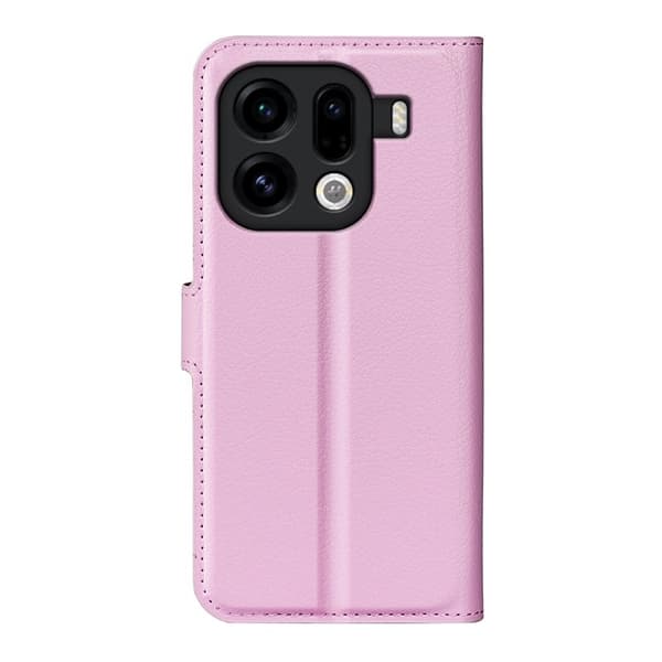 AMORUS Oppo Find X9 Pro 5G Plånboksfodral Konstläder - Rosa