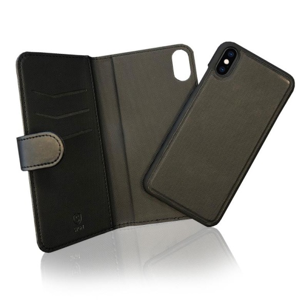 SiGN Wallet Case 2-i-1 til iPhone X / XS - Sort Black