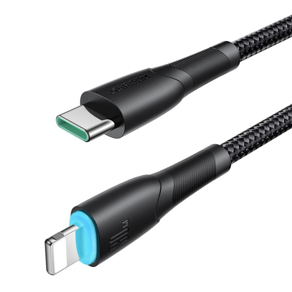 Joyroom Starry USB-C - Lightning 30W -kaapeli 1m - Musta Black