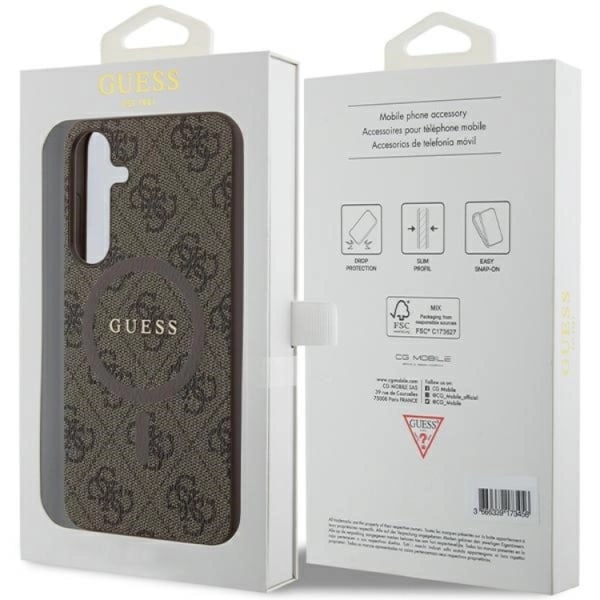 Guess Galaxy S24 Mobilskal Magsafe 4G Collection - Brun