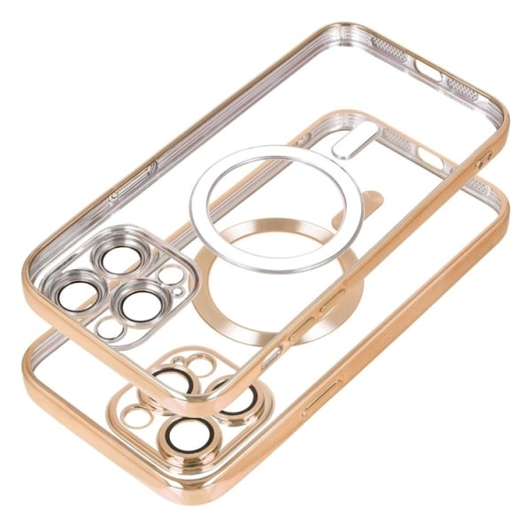 iPhone 15 Pro matkapuhelimen suojakuori Magsafe Electro - kultaa