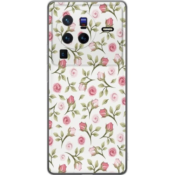 Mobilcover til vivo X80 Pro med Blomstret