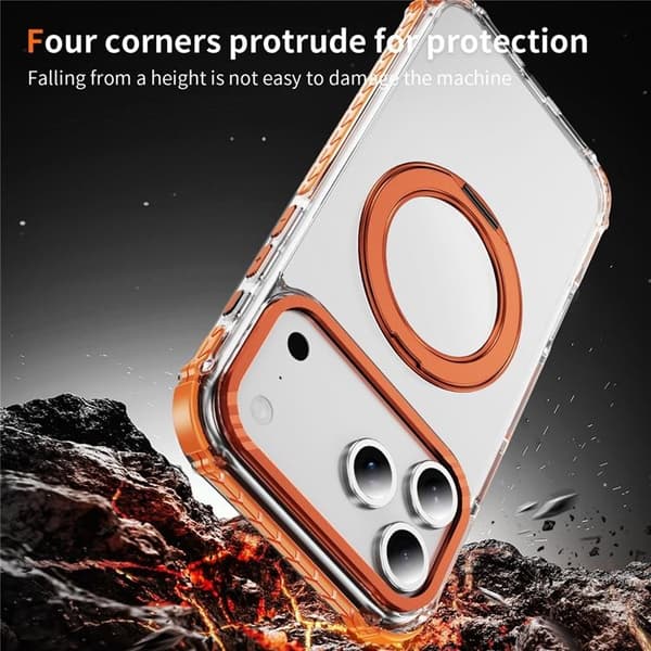 Mobilskal till iPhone 17 Pro MagSafe Anti Drop - Orange Orange