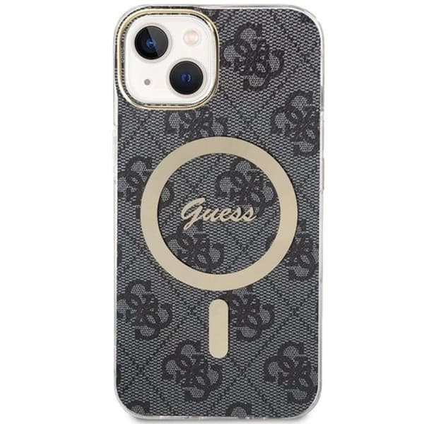 Guess iPhone 15/14 Plus -puhelinkotelo Magsafe 4g - Musta Black