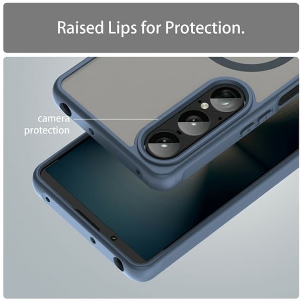 Mobilskal till Sony Xperia 1 VII MagSafe MagSafe Shockproof - Blå Blå
