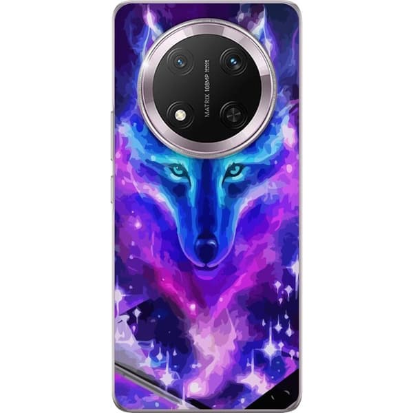 Telefontaske til Honor Magic7 Lite med Neon Wolf