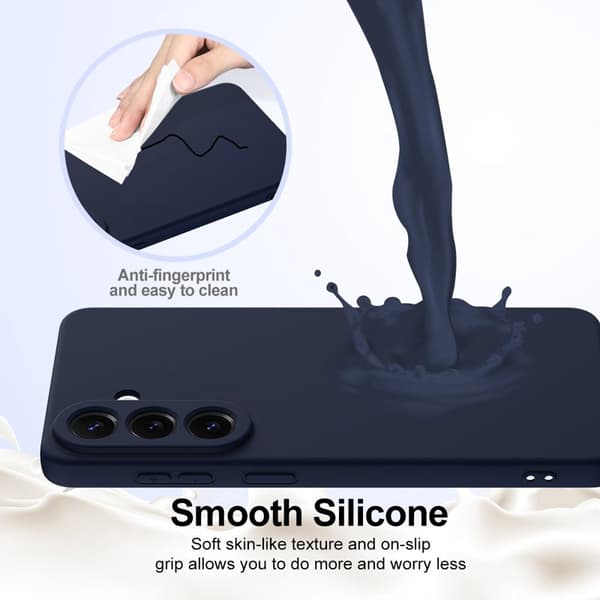 Mobilskal för Samsung Galaxy S26 Plus Magnetiskt Silikon - Mörkblå