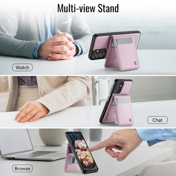 JEEHOOD J06 Mobilskal till Samsung Galaxy A34 5G - Rosa