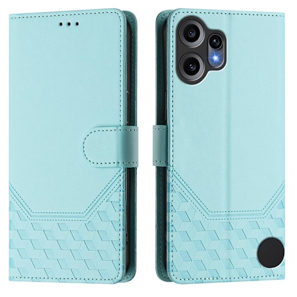 Nothing CMF Phone 2 Pro Plånboksfodral Imprinted Honeycomb RFID Grön