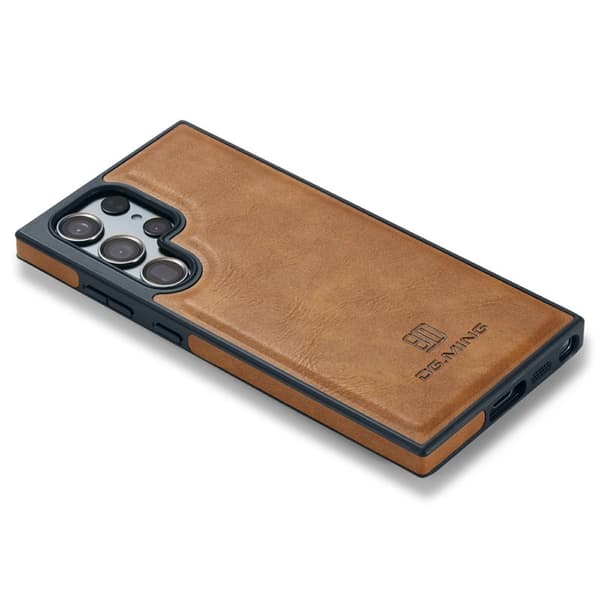 DG.Ming Mobilskal för Samsung Galaxy S26 Ultra Stöttålig PC + TPU - Brun
