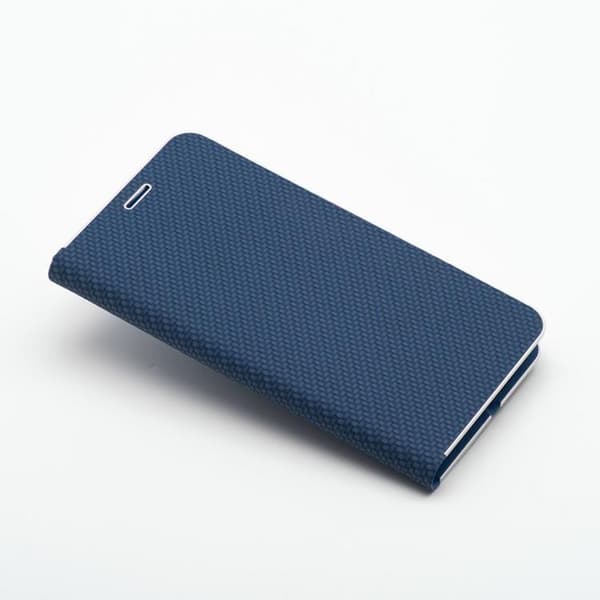 iPhone 16 Plånboksfodral Luna Carbon - Blå Blå