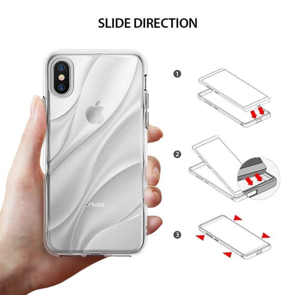 Ringke Flow Cover til Apple iPhone XS / X - Clear Transparent