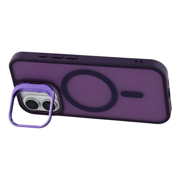 Mobilskal till iPhone 17 MagSafe Lins Kickstand - Lila Lila