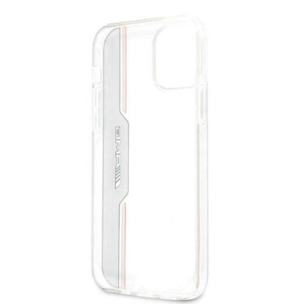 AMG iPhone 12/12 Pro Mobilskal Electroplate Vertical - Transparent Transparent