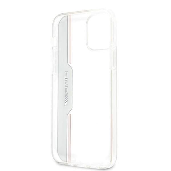 AMG Mobilskal till iPhone 12/12 Pro Electroplate Vertical - Transparent Transparent