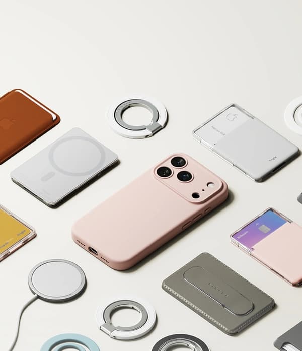 Ringke Mobilskal För iPhone 18 Pro Magsafe Magnetic Silikon - Rosa Sand