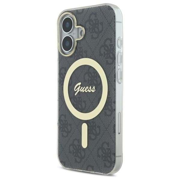 Guess iPhone 16 Plus MagSafe IML 4G Telefontaske - Sort Black