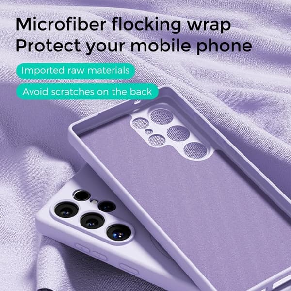 ABEEL Mobilskal till Samsung Galaxy S25 Edge MagSafe Kompatibel Rosa