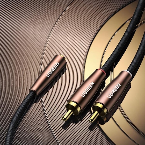 Ugreen Audio Kabel Mini Jack 3m - Brun Brun