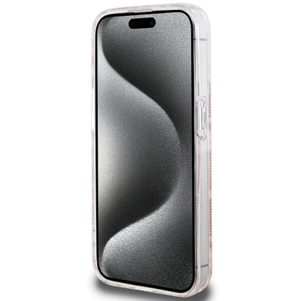Guess iPhone 15 Pro Mobilskal Magsafe IML GCube - Rosa