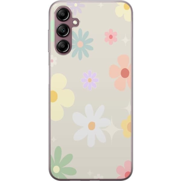 Mobilskal till Samsung Galaxy A14 5G med fejdande blommor
