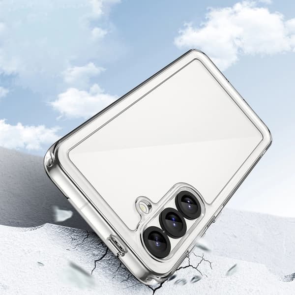 Telefontaske til Galaxy S25 Edge Outer Space - Gennemsigtig Transparent