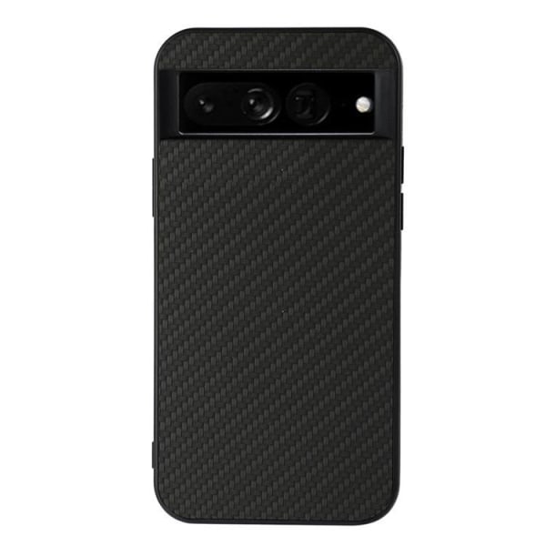 Google Pixel 7 Pro Case Carbon Fiber Texture - musta