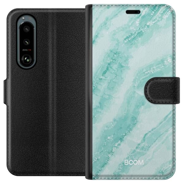 Plånboksfodral till Sony Xperia 5 III med Mint Marble