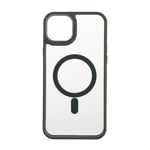 ONSALA Mobilskal Bumper MagSeries Green & Clear - iPhone 15 Plus