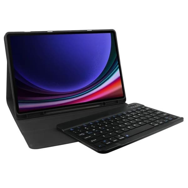 Tech-Protect Galaxy Tab S9 FE taske med engelsk tastatur Svart