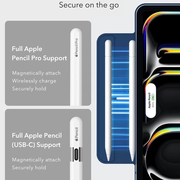 ESR iPad Pro 11" Fodral Rebound Magnetic - Marinblå Blå