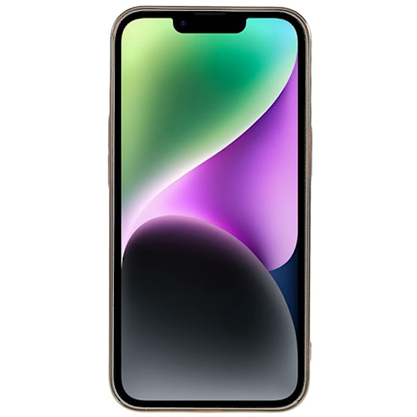 X-LEVEL Mobilskal till iPhone 13 TPU+PC Electroplating Guld