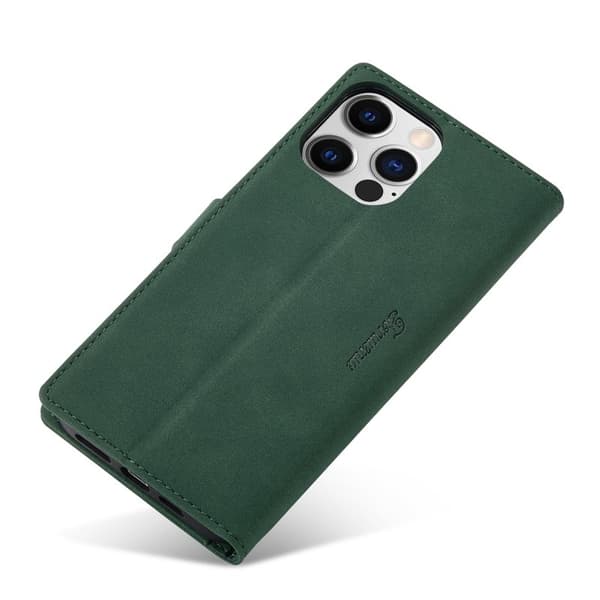 FORWENW F1 Series iPhone 14 Pro Plånboksfodral Konstläder - Grön