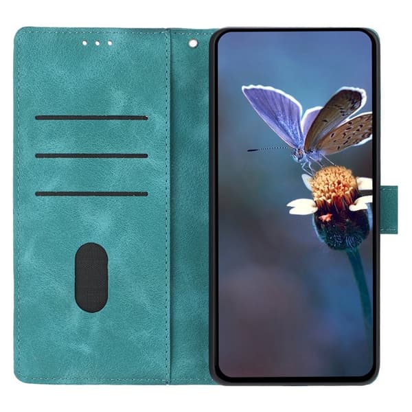 Samsung Galaxy A57 Plånboksfodral Konstläder - Grön
